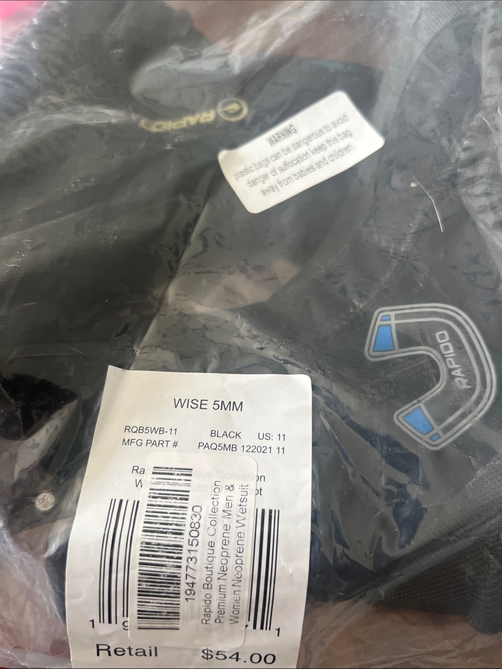 Wise 5MM Black Neoprene Men’s Other